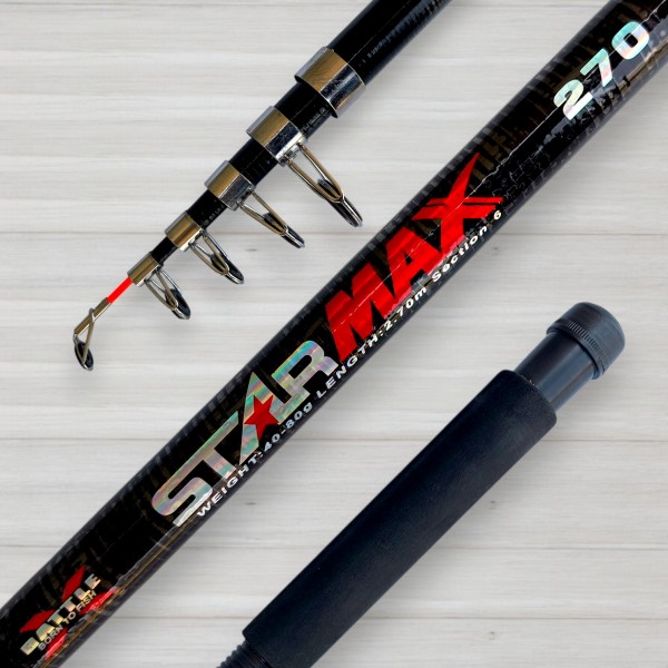 Спінінг телескопічний Weida Star Max, 40-80г, 2,7м
